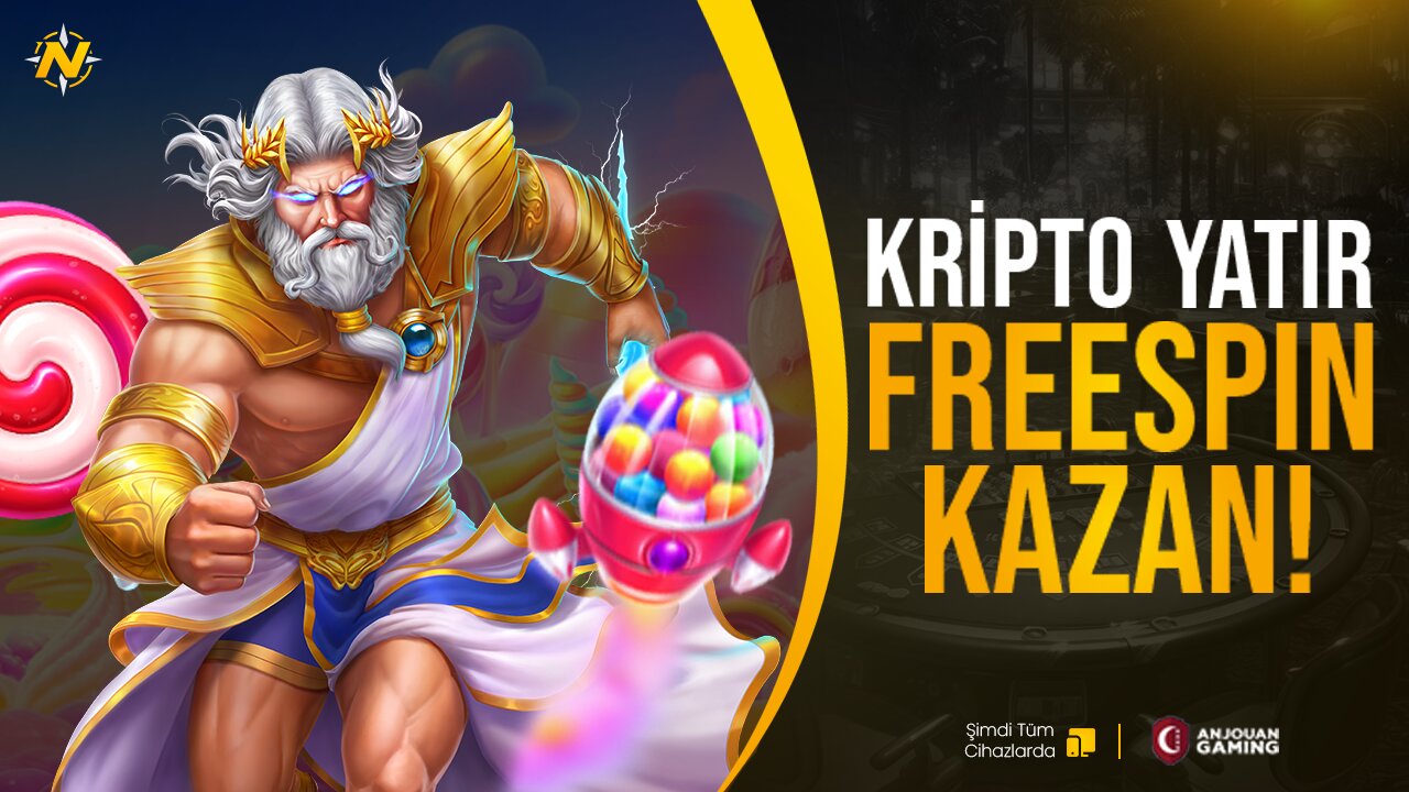 Natobet kripto para yatırımına özel freespin kampanyası görseli